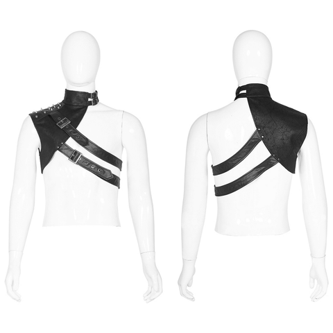 Punk Men's One-Arm Shoulder Armor.