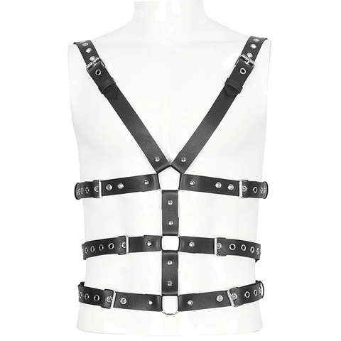 Unleash Your Rebel - Punk-Inspired Men's Harness.