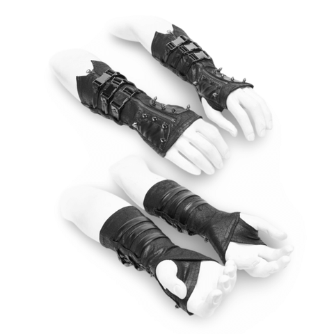 Rock Your Rebellion with Micro-Crack Punk Gloves.