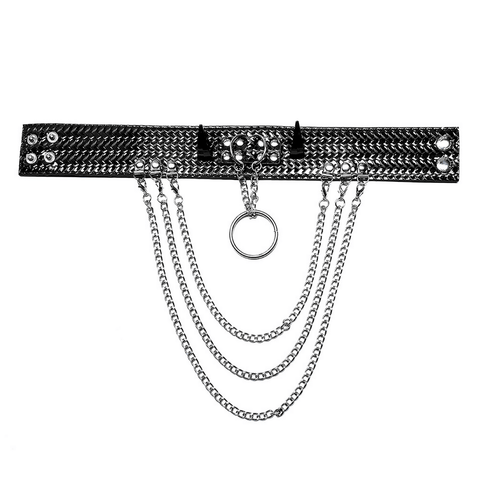 Unleash Your Inner Rebel: Wild Spiked Choker. 