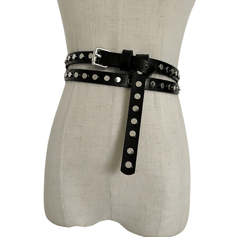 Edgy Elegance - Punk Style Fashionable Women's Belt.