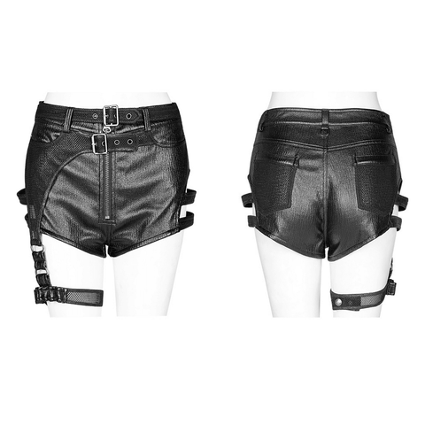 Military-inspired Cargo Shorts with Detachable Leg Straps.