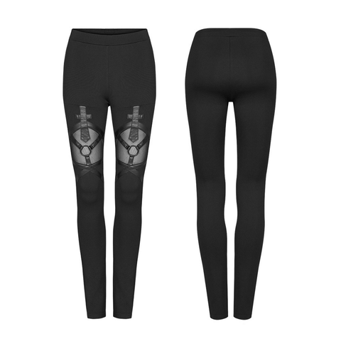 Gothic Architecture Iron-Ring Ladies' Leggings.