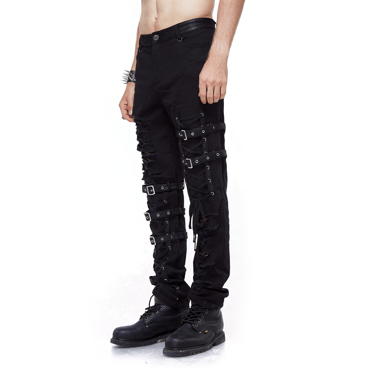 Steampunk Mens Winter Pants Victorian Gothic Punk Black Fitted Straight  Smart Black Trousers With Zipper From Allegroo, $57.47 | DHgate.Com