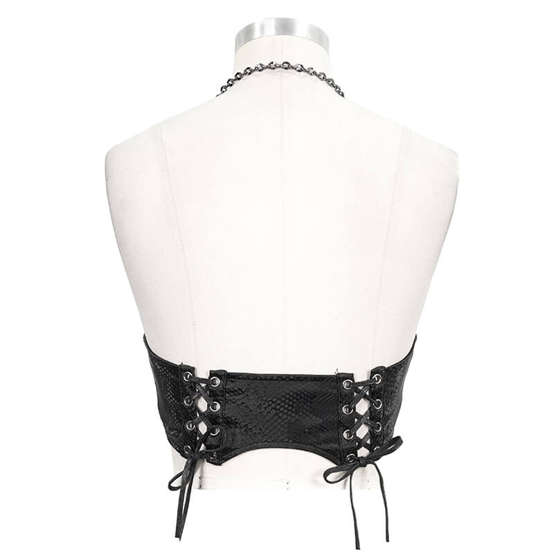 Skull Punk Bra Red&Black Metallic Gathers Punk Spike Studs Rivet Bra Push  Up Bra Stage Show (S, Red) at  Women's Clothing store