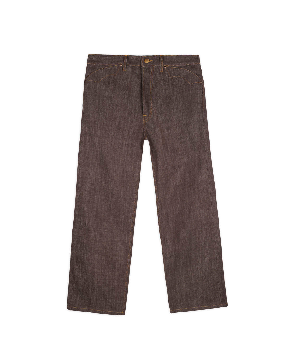 Product image for Type 00 14.5oz Selvedge Denim Pant - Brown