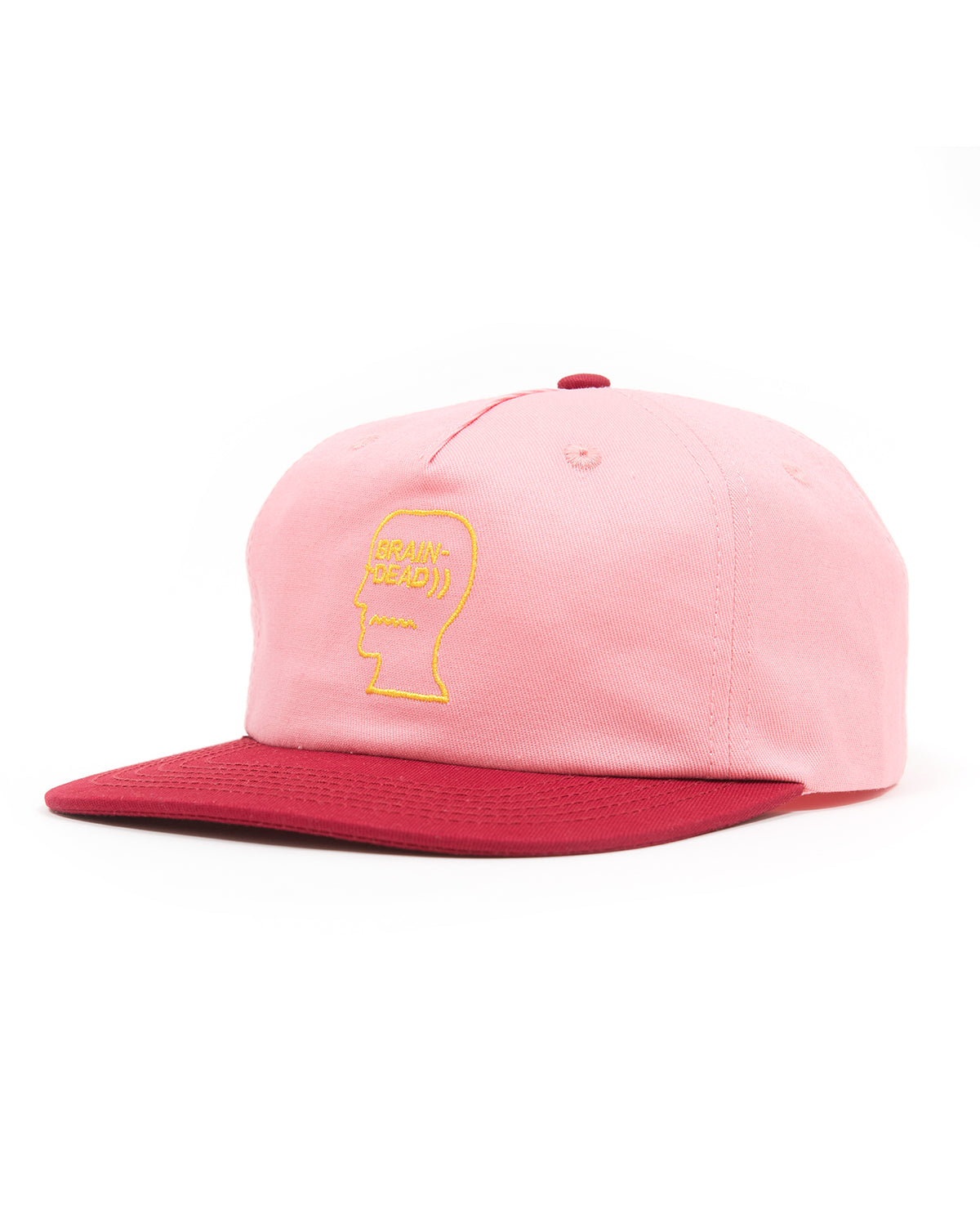 Besnoeiing oorsprong selecteer 5 Panel Logo Head Strap Back Hat - Pink – Brain Dead