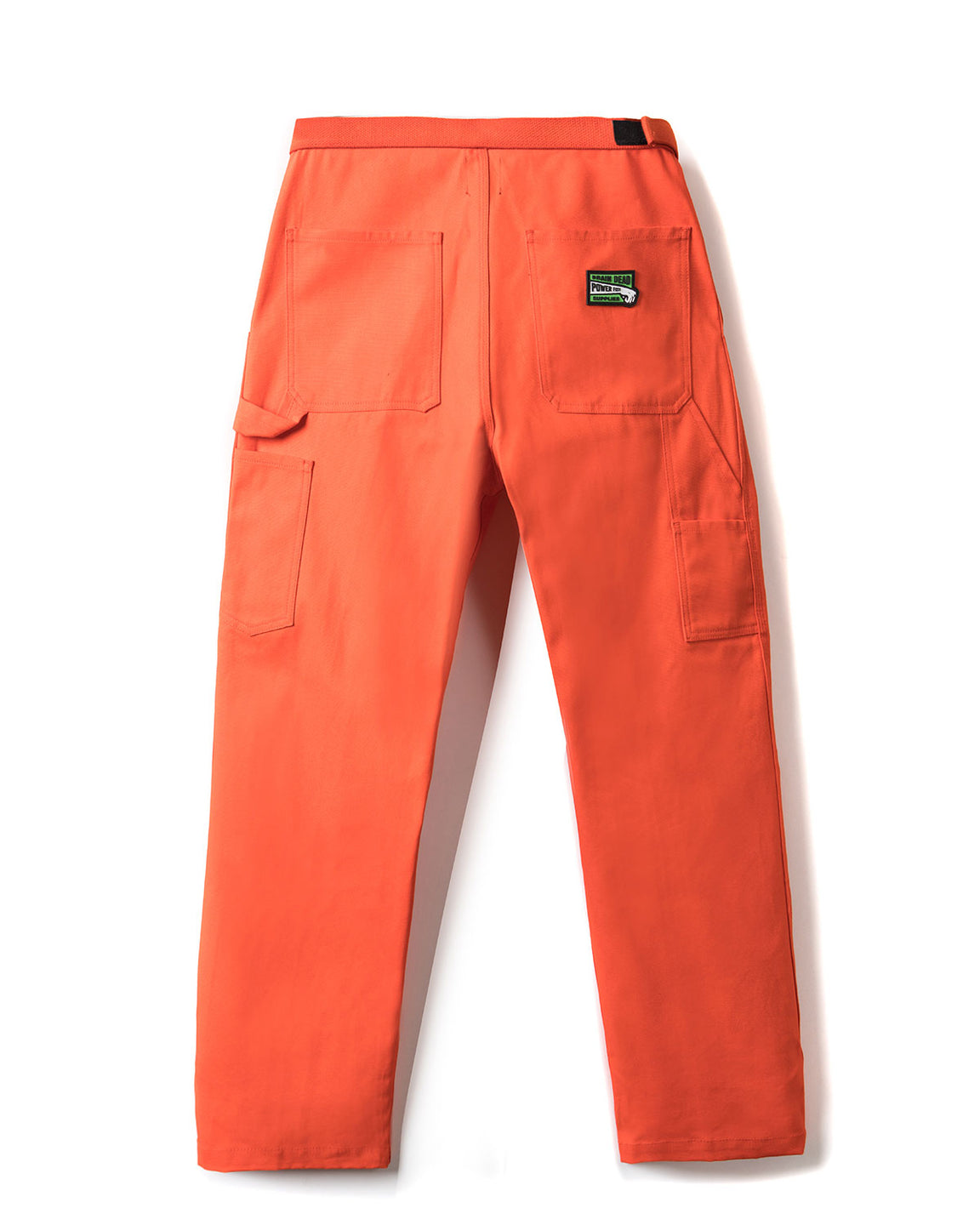 red carpenter pants