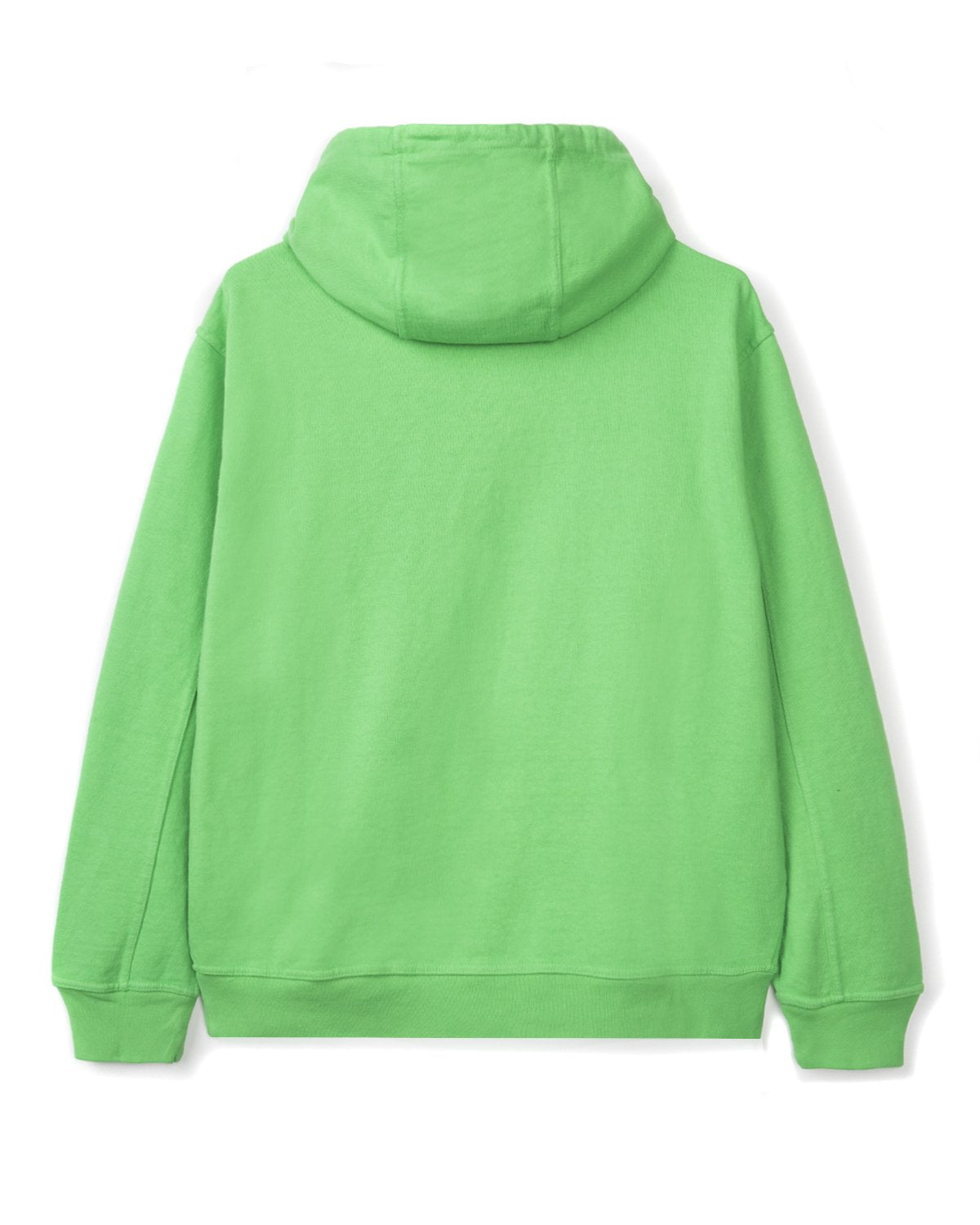 green sweatshirt