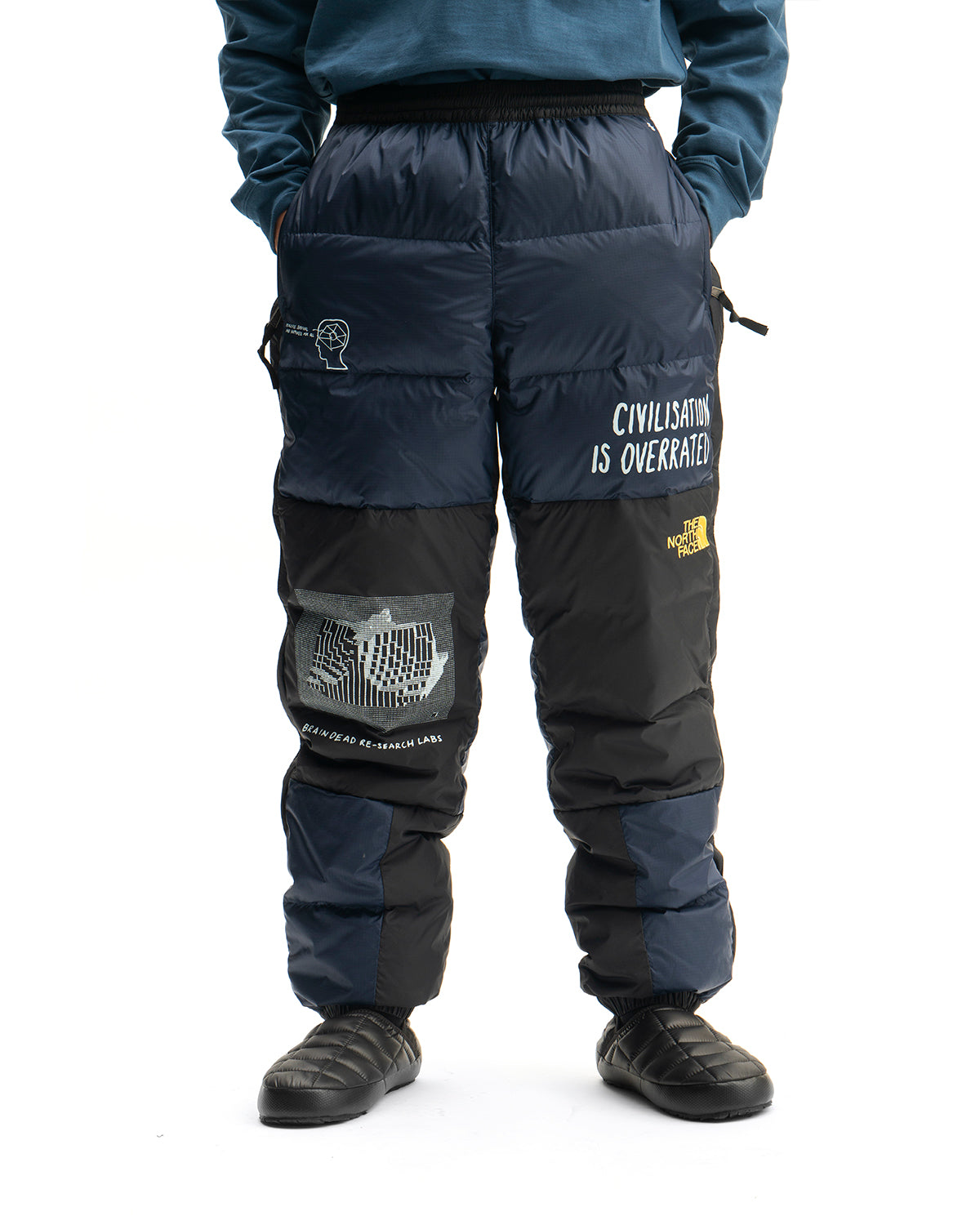 north face puffy pants