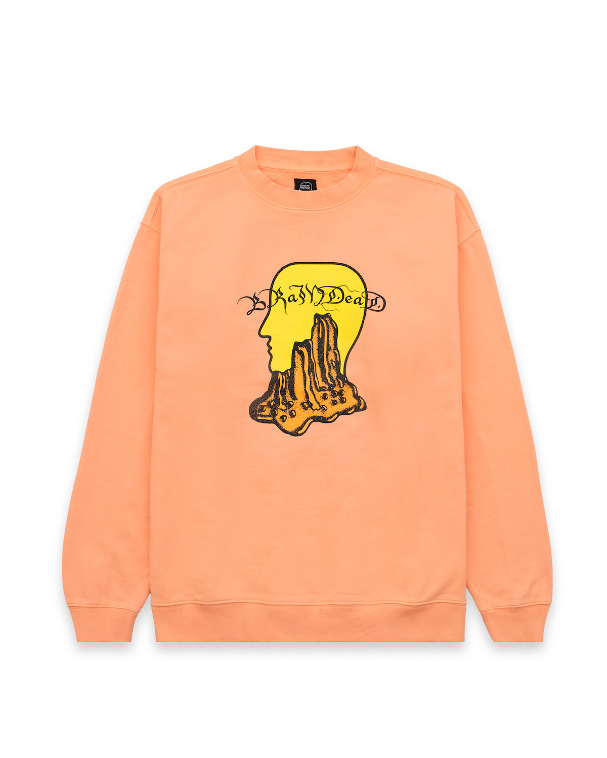 Mount Slime Crewneck - Peach – Brain Dead