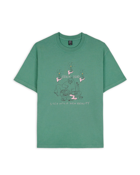 New Age T-shirt - Green – Brain Dead