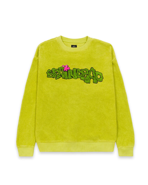 Slime Reverse Fleece Crewneck - Natural – Brain Dead