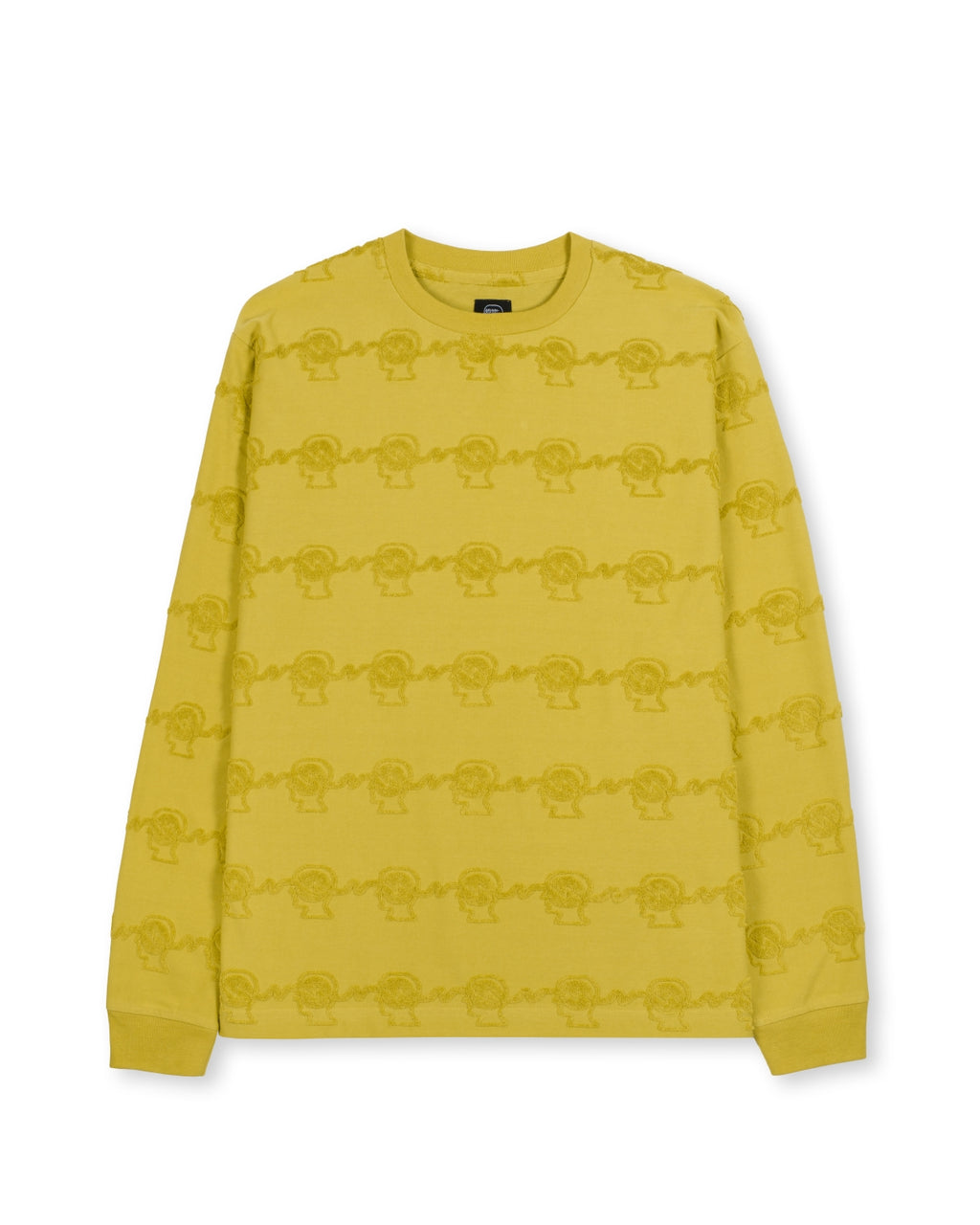 Louis Vuitton Black & Yellow Long Sleeve Football T-Shirt