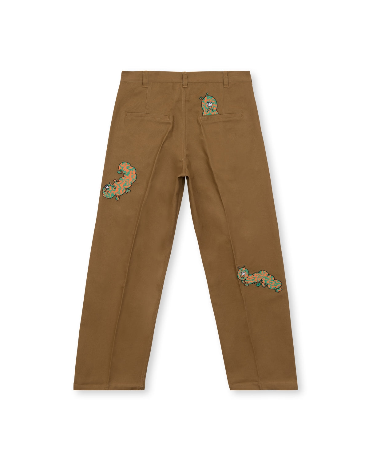 Caterpillar Wide Leg Pant - Brown – Brain Dead