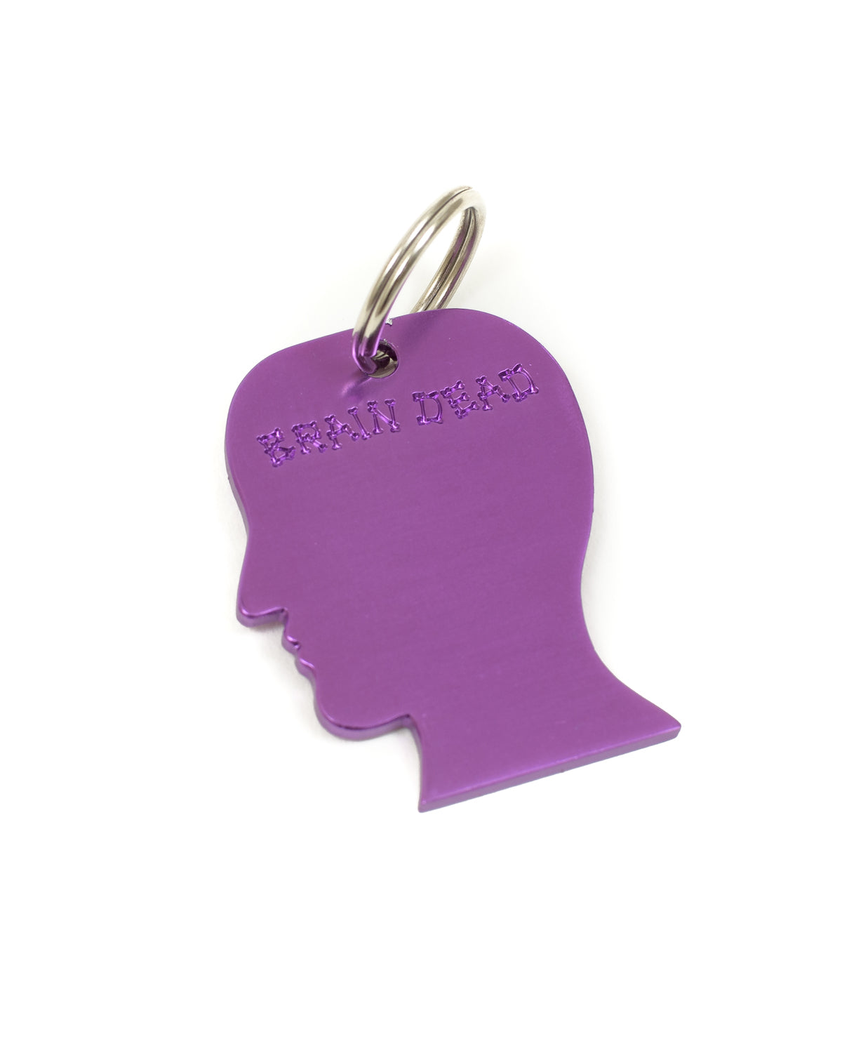 Logo Head Dog Tag - Purple