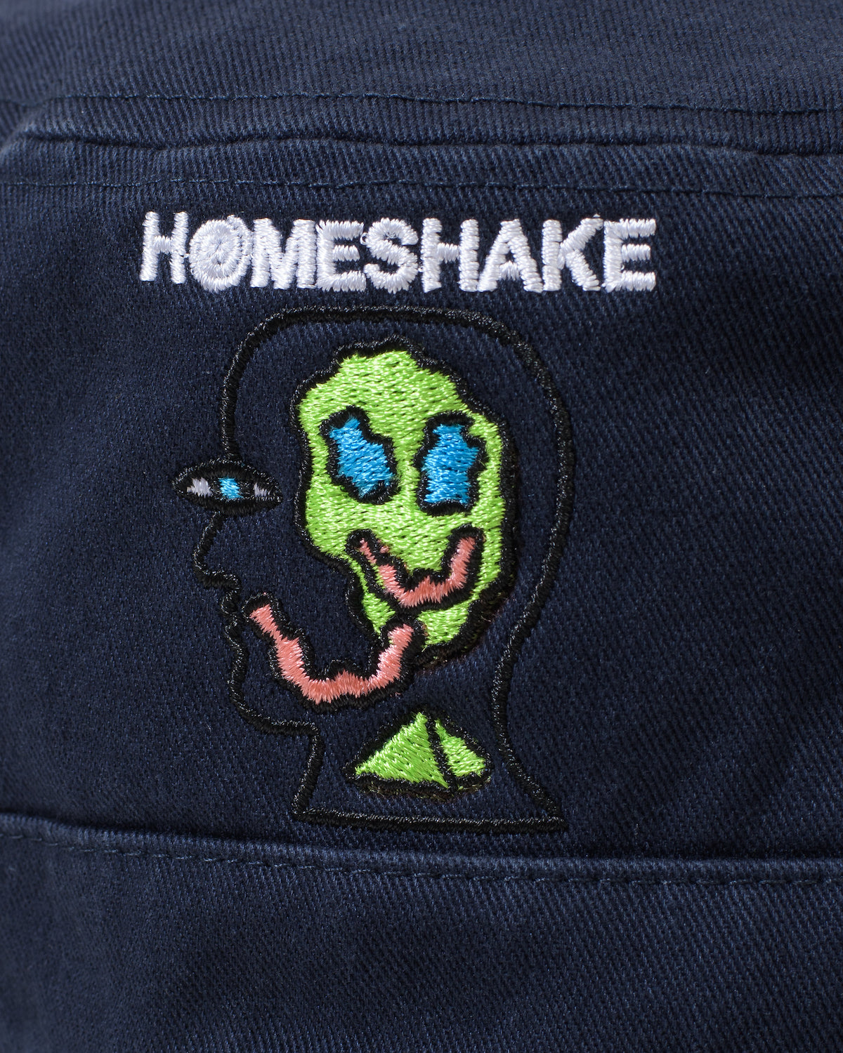 Brain Dead X Homeshake Under the Weather Bucket Hat - Navy