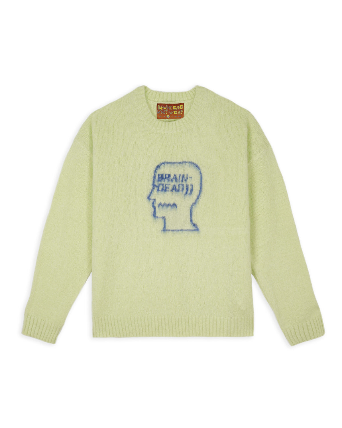 Logohead Pile Crewneck Sweater - Melon – Brain Dead