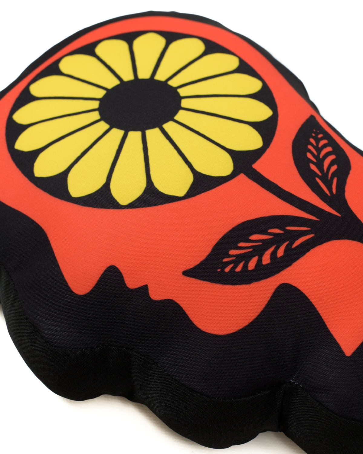 Sunflower Pillow - Black