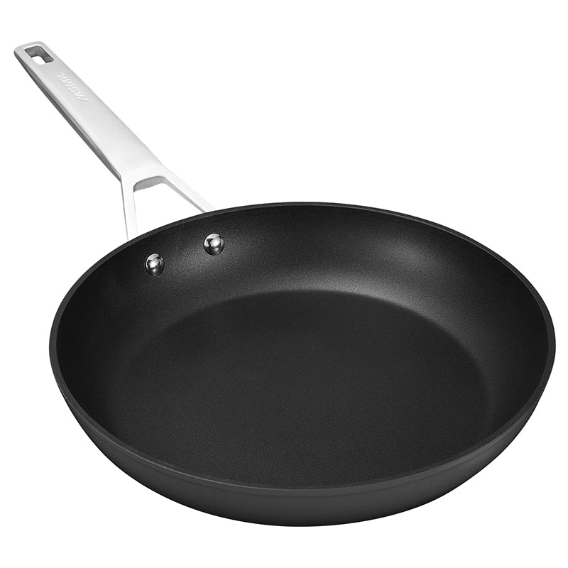 MsMk Large 4.5 Quart Saute Pan with lid, Fried Chicken Burnt also Nonstick,  Non-Toxic, Stay-Cool Handle, Scratch-resistant, Peeling-resistant