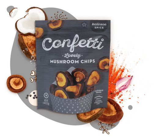 Black Truffle Mushroom Chips By Confetti