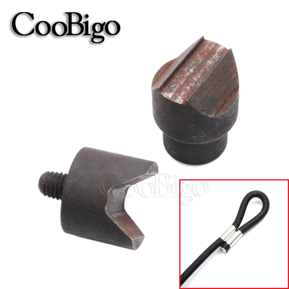 Metal Mold Installing Tool for Fixing Cord Rope Fastener Crimp Stopper Iron Sleeves Instrument Kits 1 Set