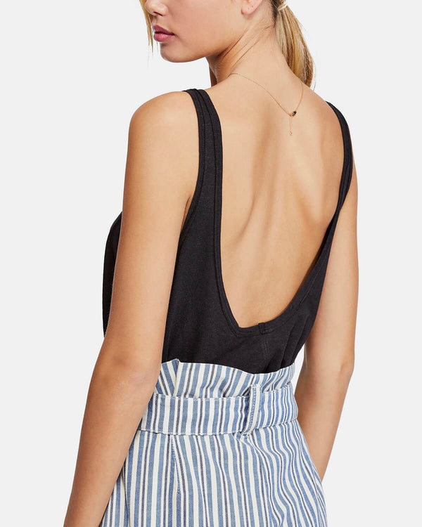 Free People - Carly – Hearts Tank Back Shop - Pink O-Ring Top Scoop