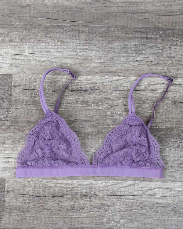 Lace Bralette - Lavender