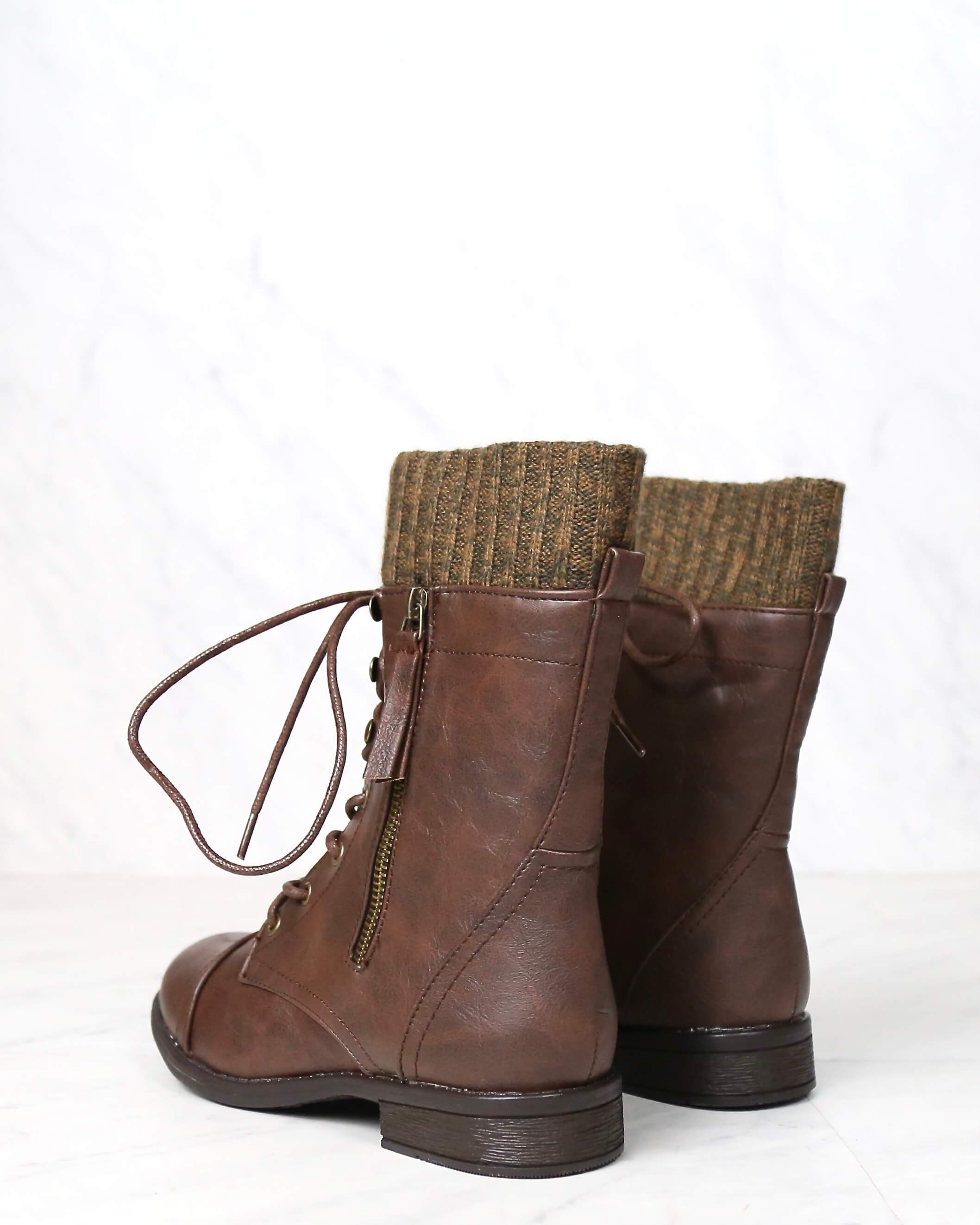 mid calf sweater boots
