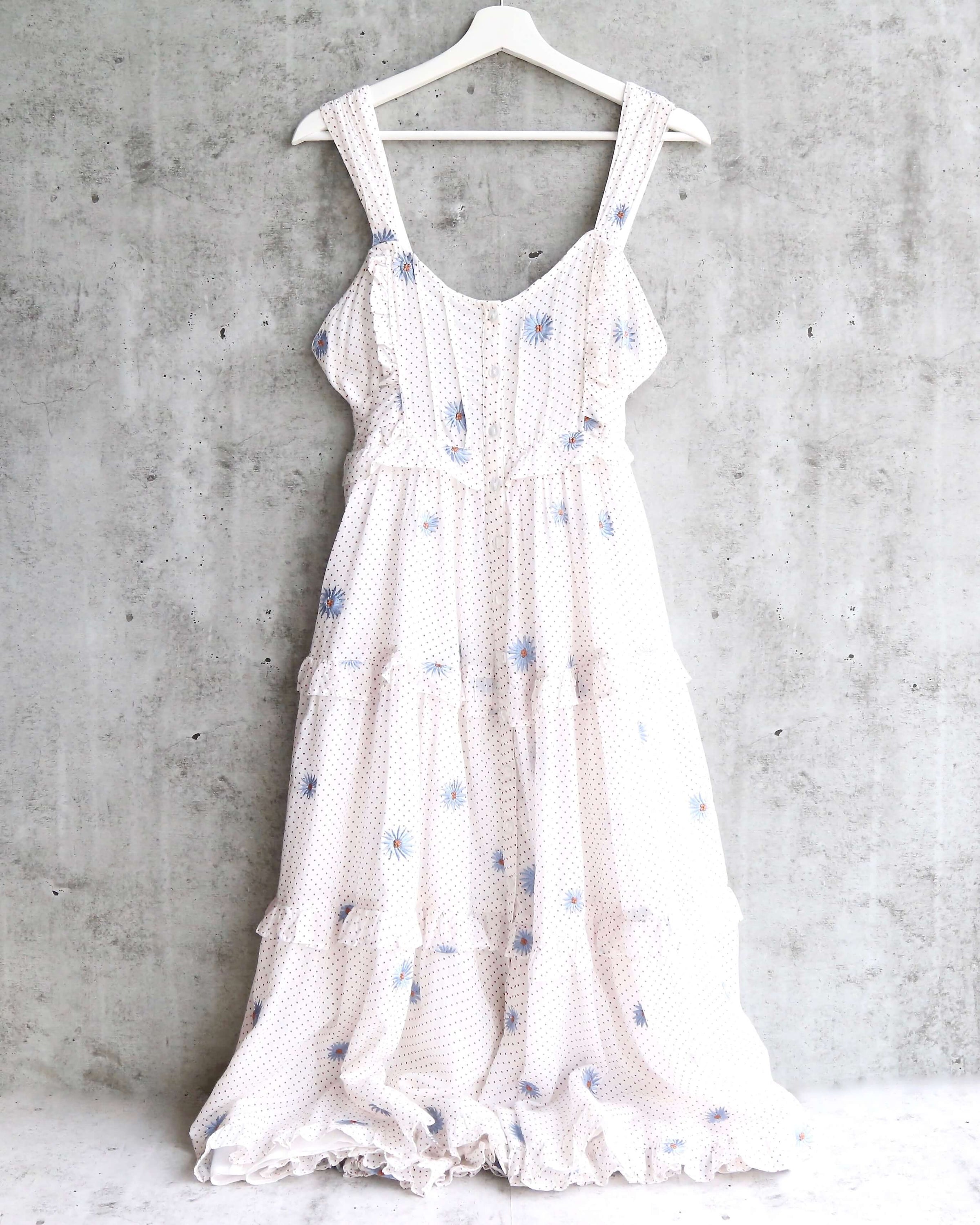 free people white midi dress