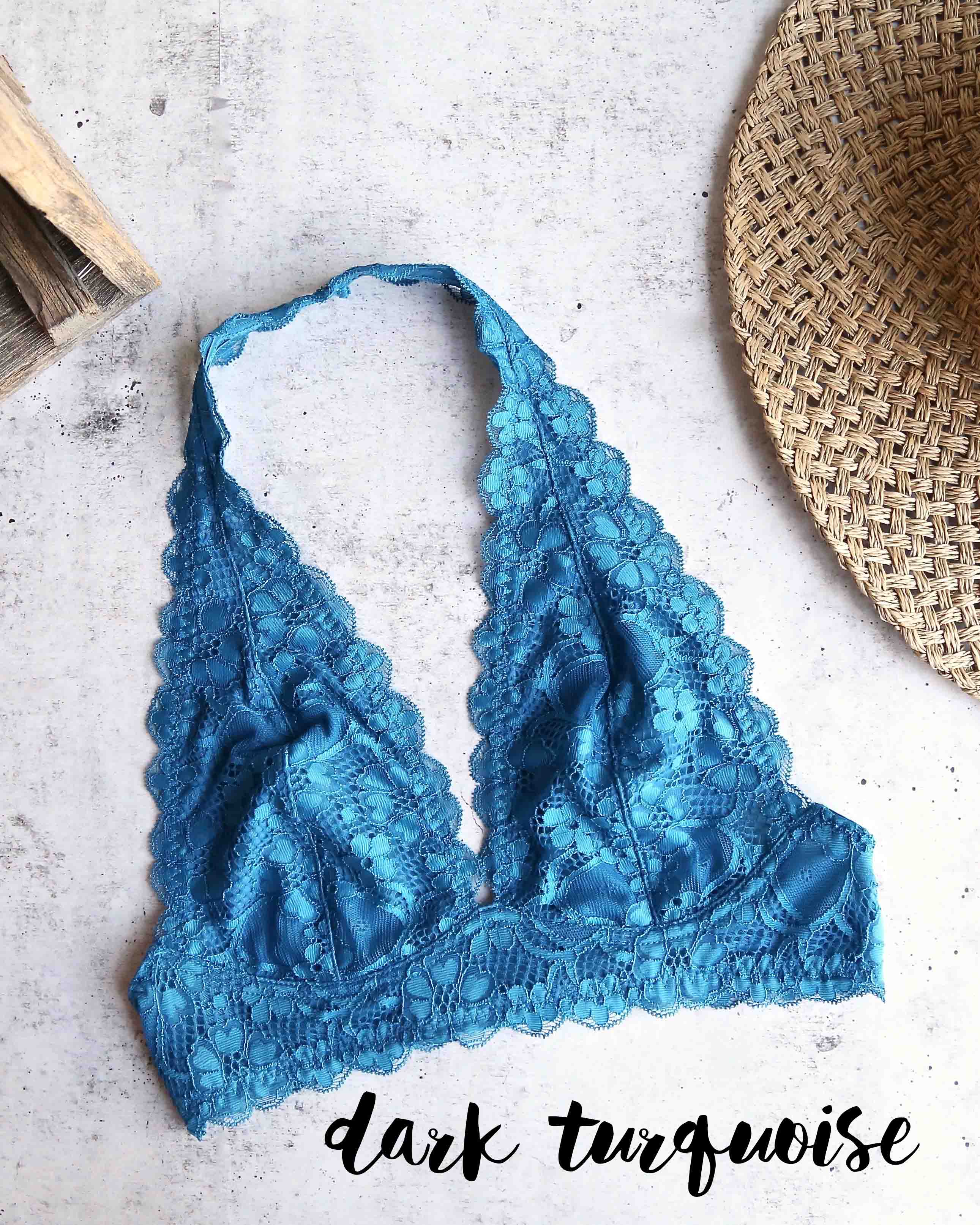 Free People Galloon Lace Halter Bra - 41334350