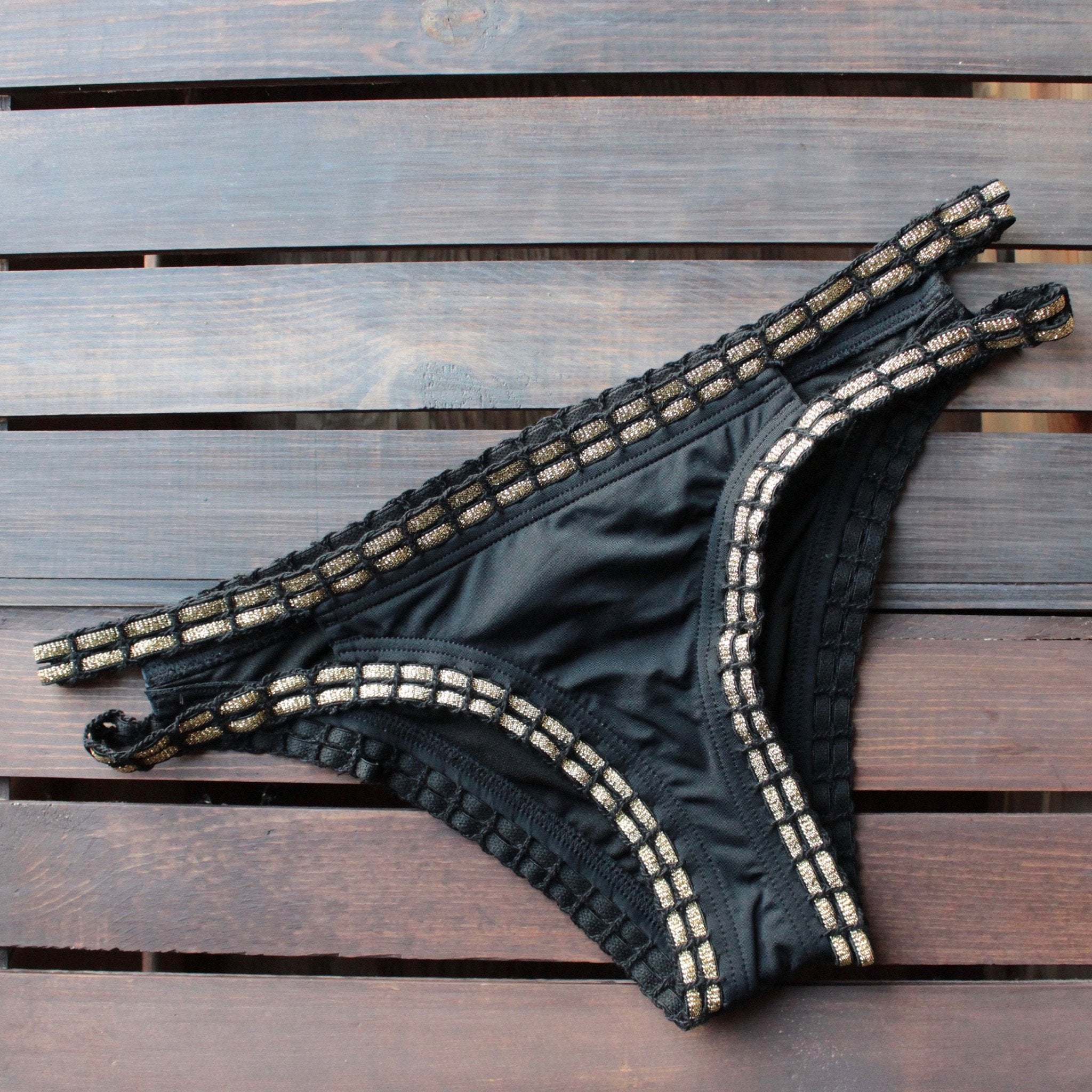 Bikini Lab - Mix & Match Weaving On A Jet Plane Hipster Bikini Bottoms ...