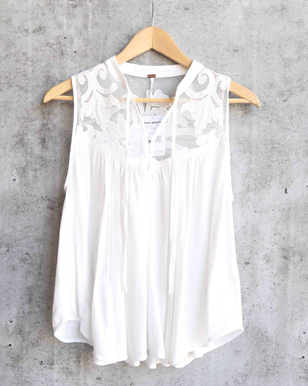 Buy Free People X Bianca Blouse In Ivory - White At 43% Off