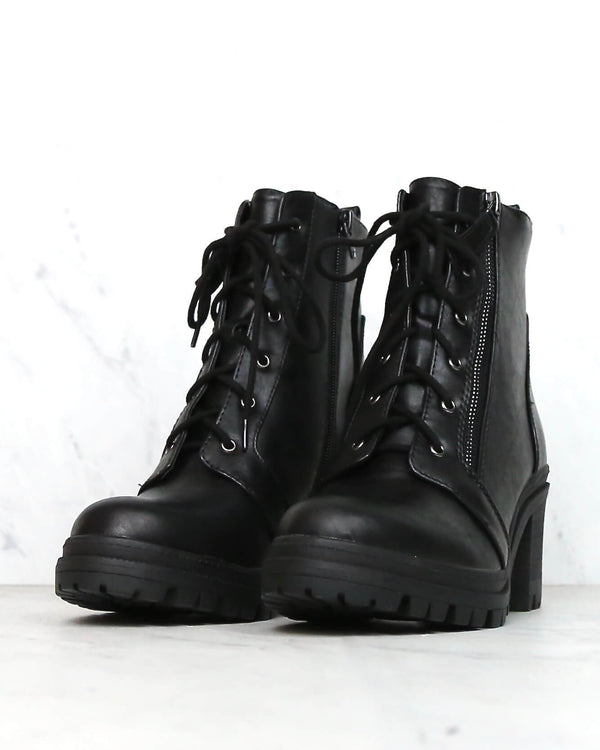 Lace Up Combat Boots in Tan – Shop Hearts