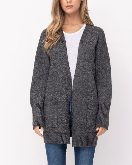 Mossy Style Long Open Front Cardigan in More Colors – Shop Hearts