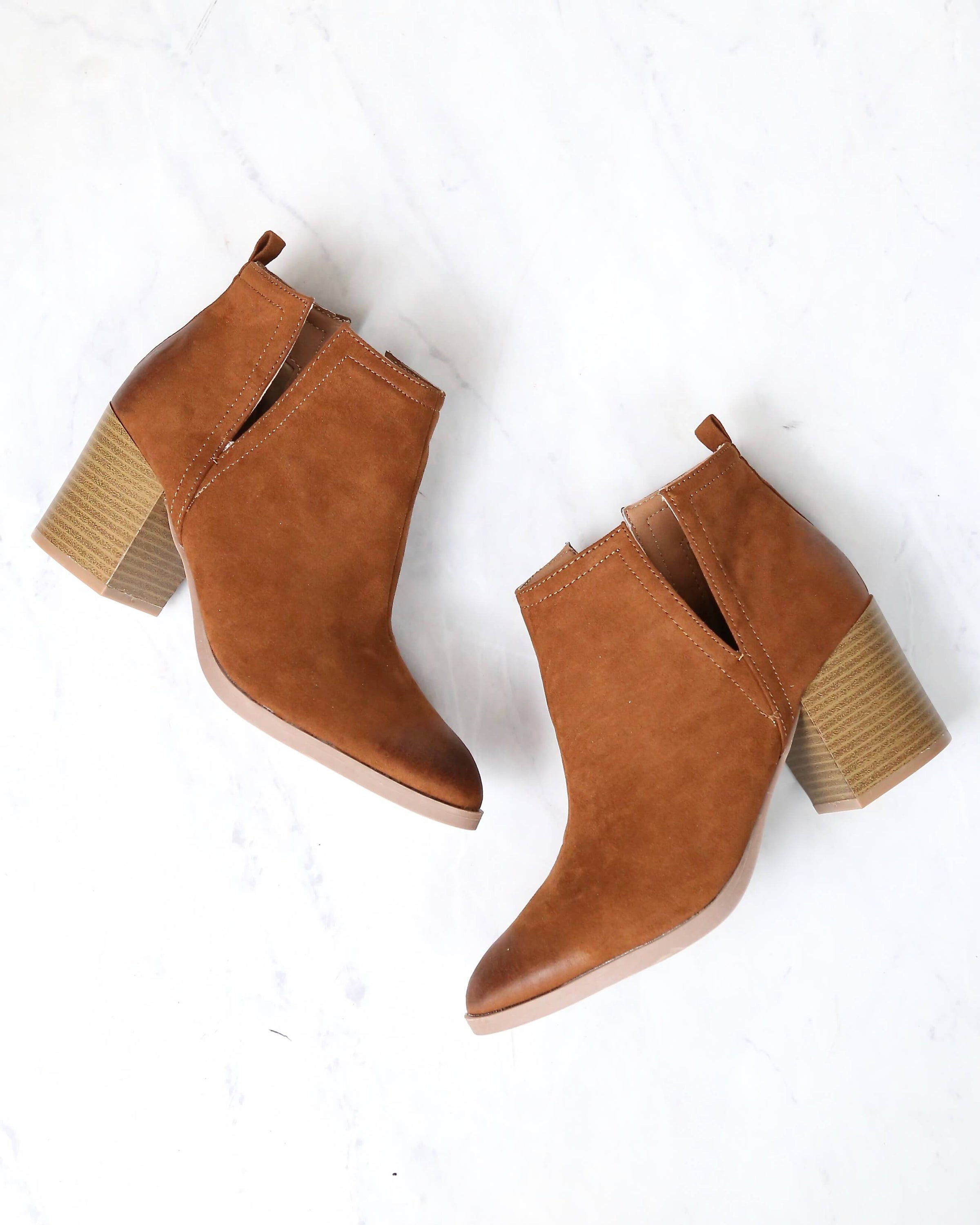ankle boots with side slits
