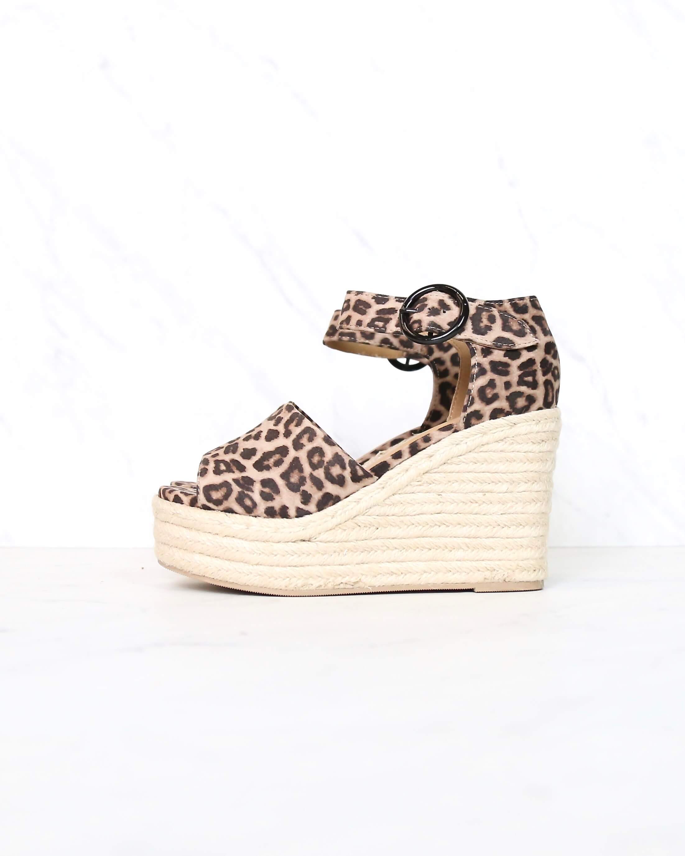 leopard soda sandals