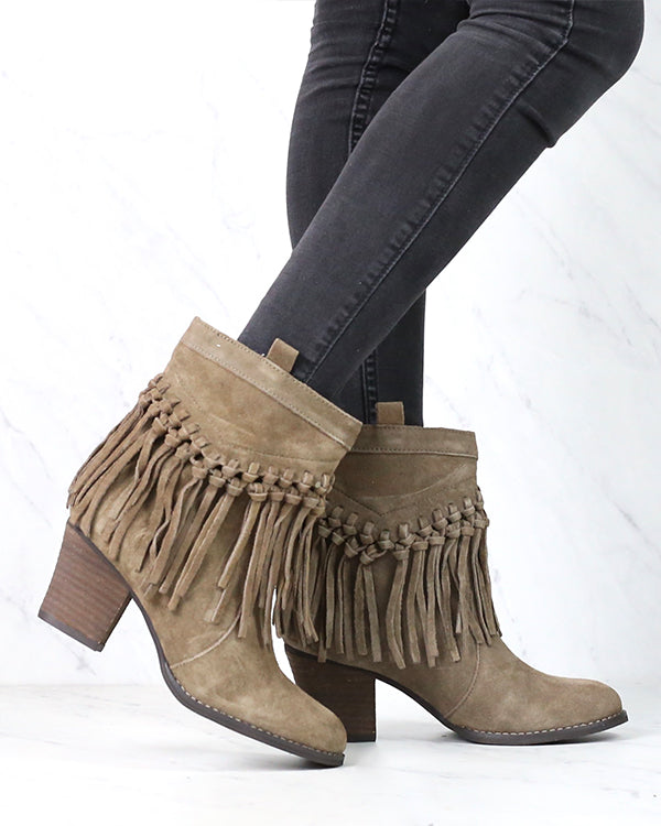 sbicca vintage collection sound fringe bootie