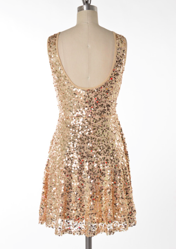 Midnight Rendezvous Gold Sequin Darling Party Dress in Gold – Shop Hearts