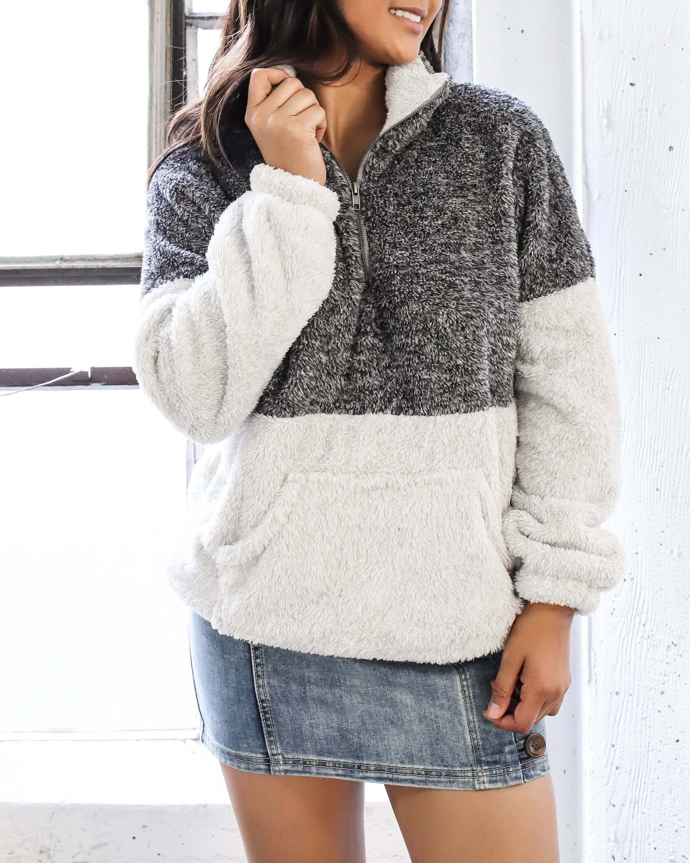 T5000 | UNISEX SHERPA FLEECE 1/4 ZIP