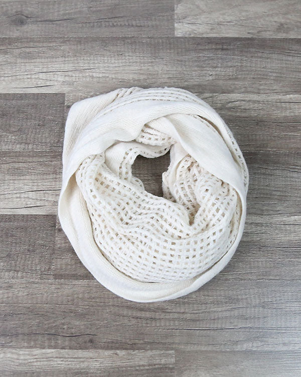 Cozy Infinity Scarf Knitted with Lovers Lane First Love Yarn