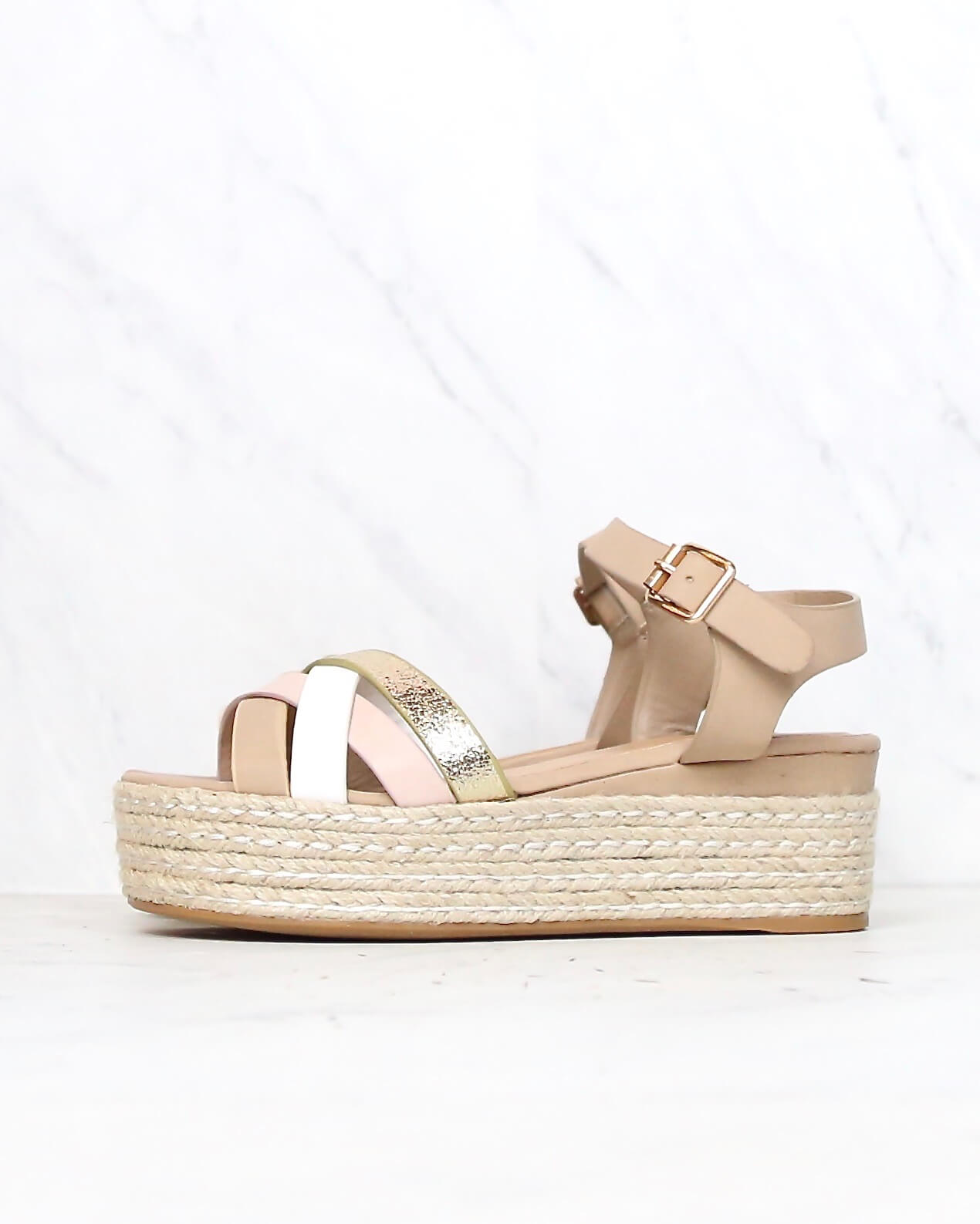 strappy platform espadrilles