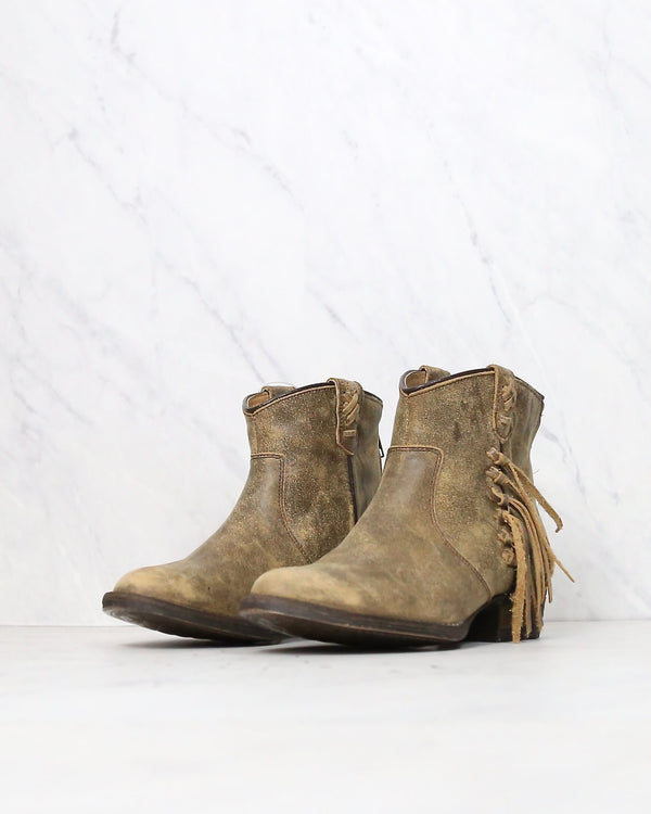 Very Volatile - Lookout Fringe Leather Booties in More Colors