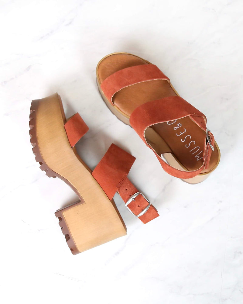 Fabricación naranja Leia Musse & Cloud - Danna Platform Sandals in Tej – Shop Hearts