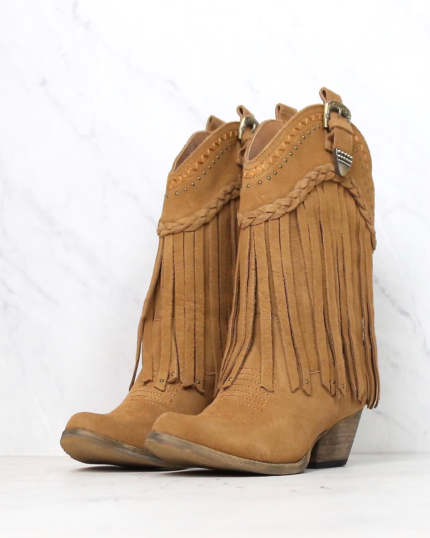 western boots suede