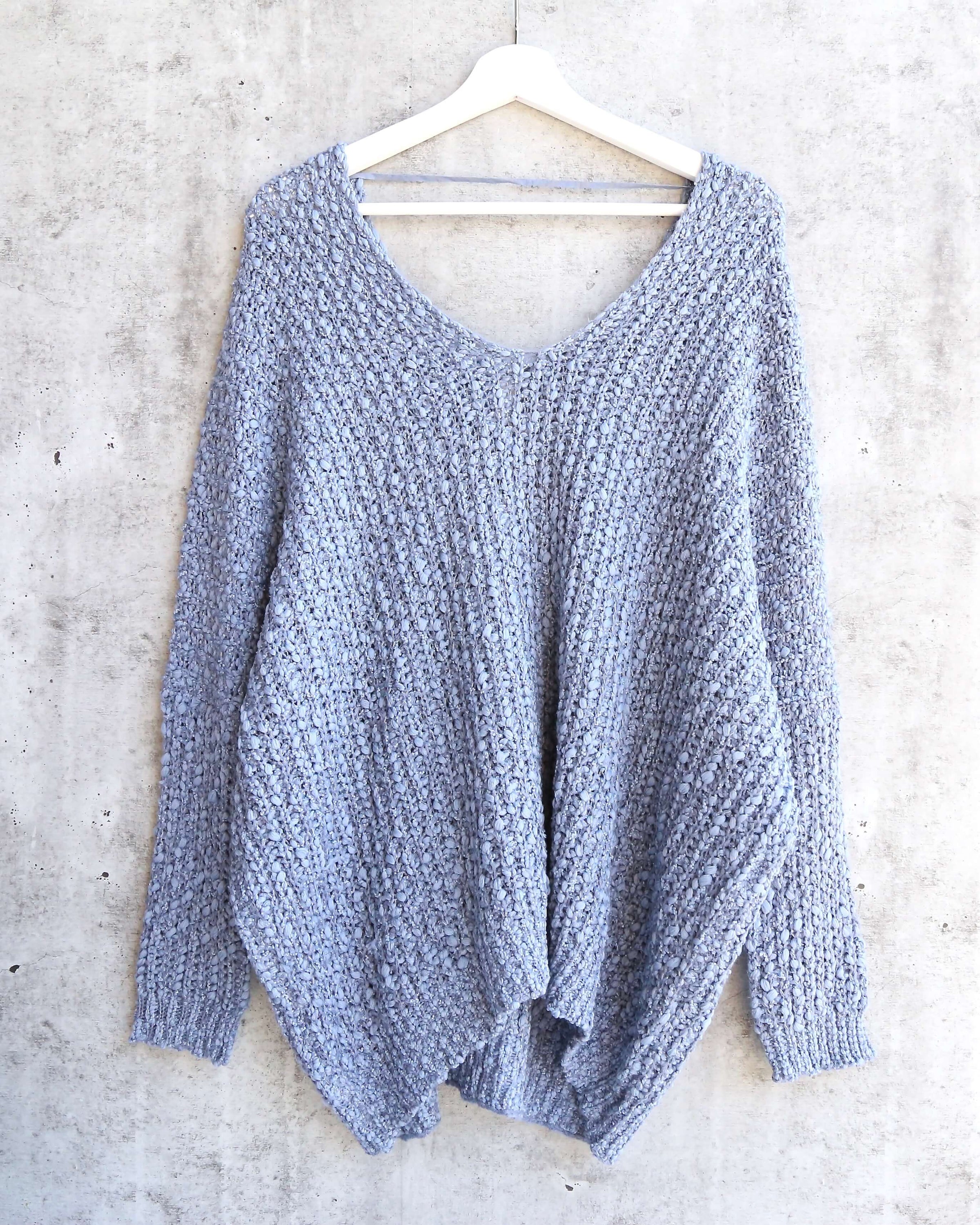 popcorn sweater pullover