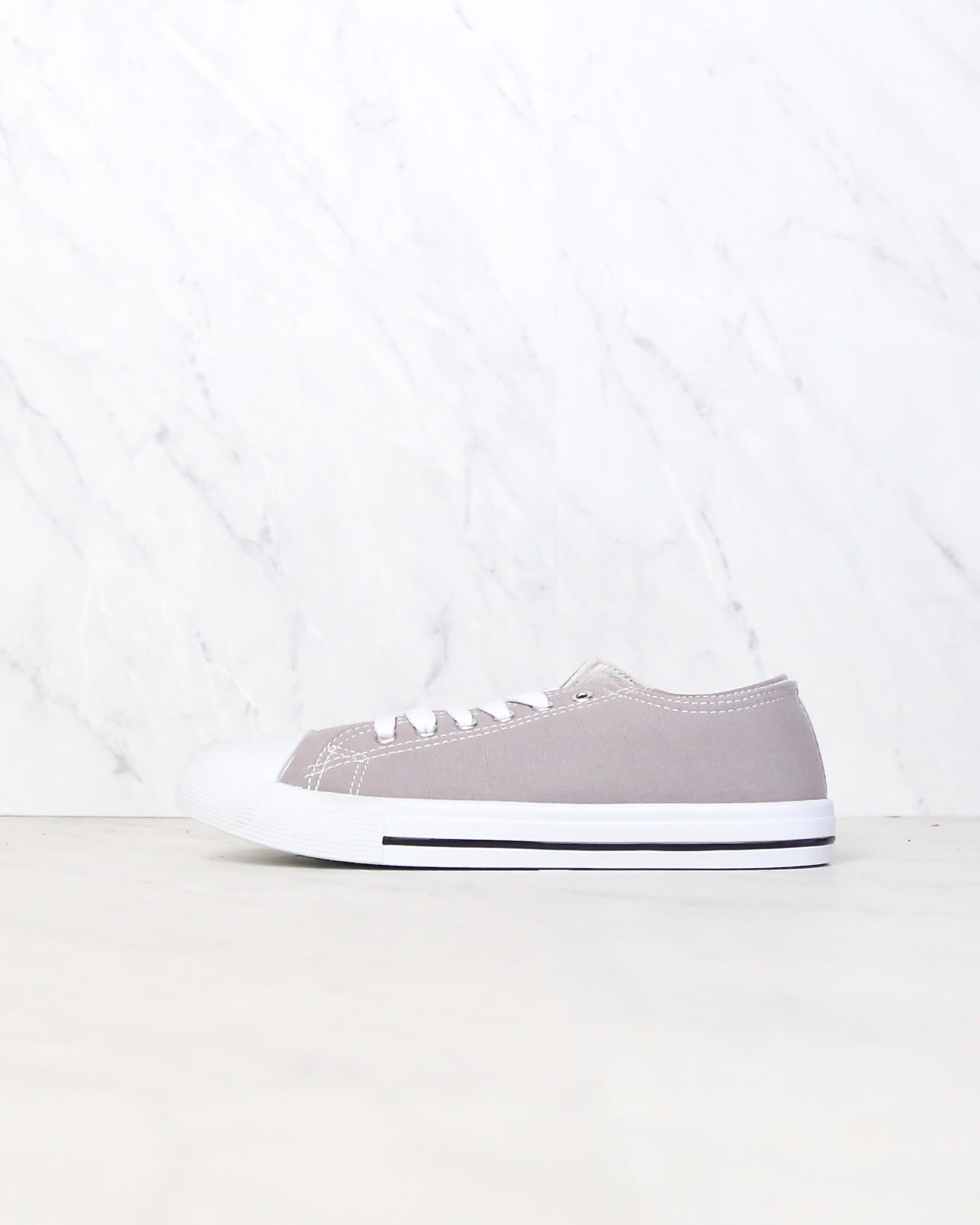 Canvas Low Top Sneakers - More Colors