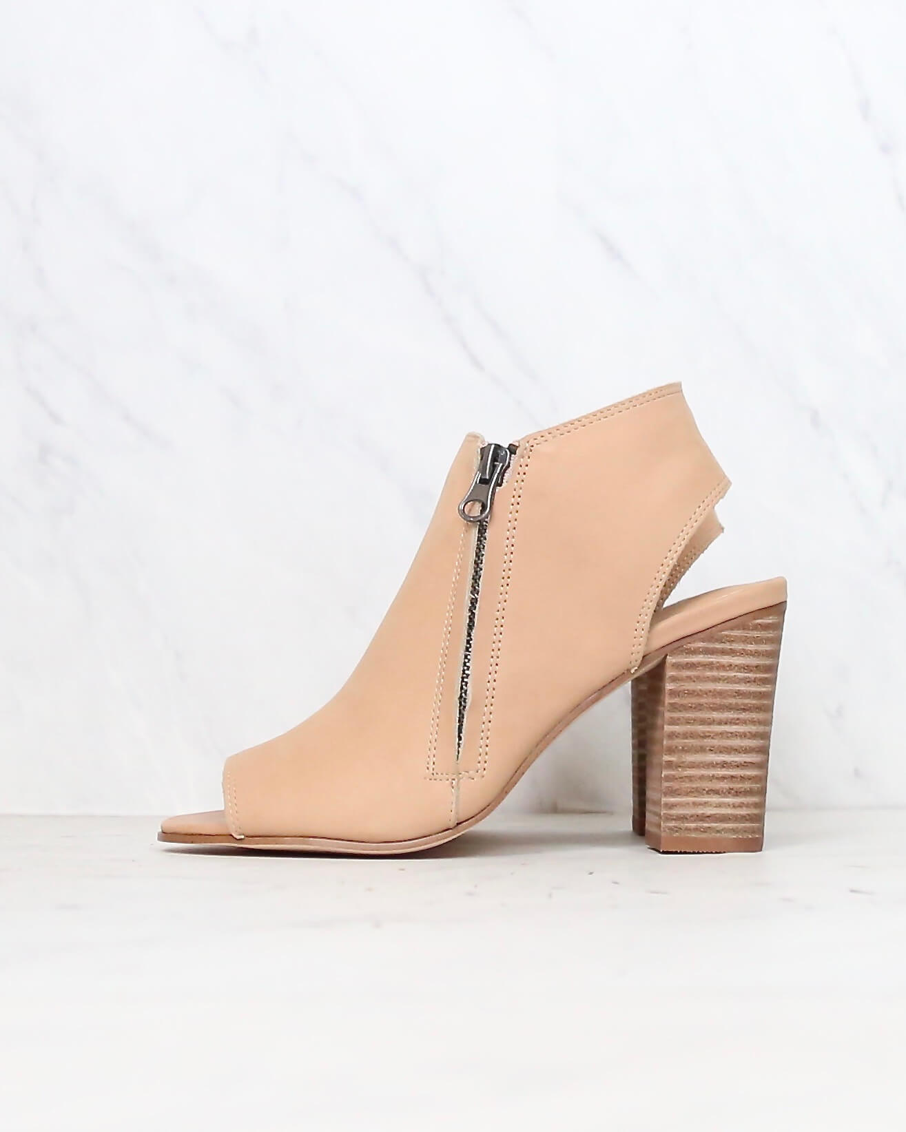 blush booties