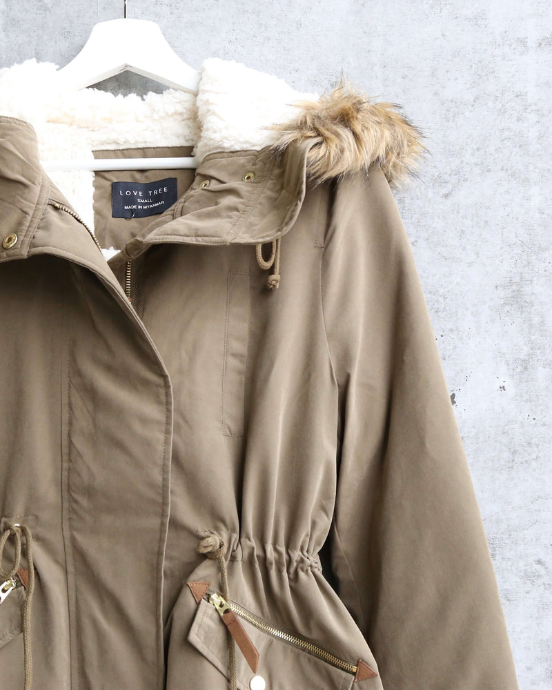 sherpa military parka