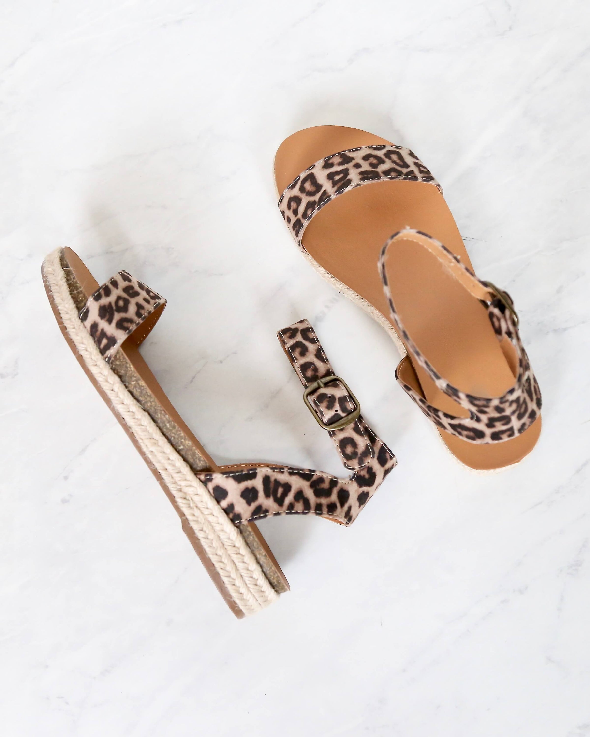 platform cheetah sandals